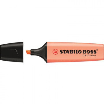 Маркер выделитель текста STABILO BOSS ORIGINAL PASTEL 70/126 персик 2-5мм