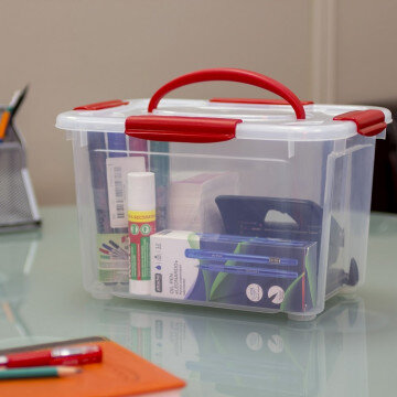 Ящик универсальный кристалл с ручкой xxs 5,5л