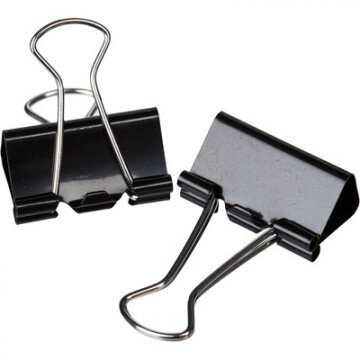 Зажим для бумаг 25мм 10шт/уп Attache, европодвес Зажим для бумаг 25мм 10шт/уп Attache, европодвес