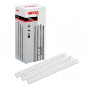 Пружины для переплета пластиковые Promega office 28мм белые 50шт/уп. Пружины для переплета пластиковые Promega office 28мм белые 50шт/уп.