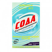 Порошок сода кальцинированная,  пачка 600 гр.