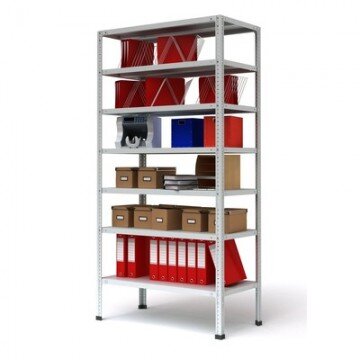 Метал.Мебель P_МС-257/500 стеллаж с 7-ю полками 1000x500x2500