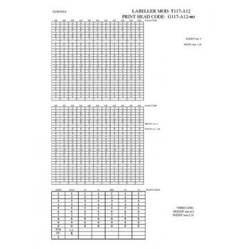 Этикет-пистолет OPEN T117/A 3-стр11х11х7зн,29х28пр