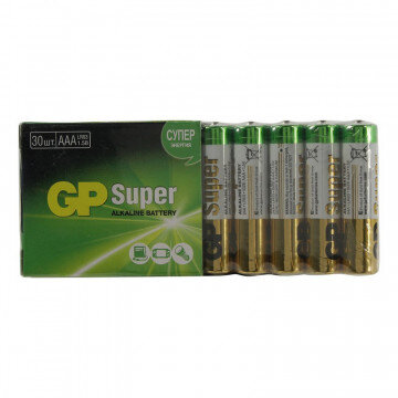 Батарейки GP ААА 24A-2CRVS30, 30шт/уп.