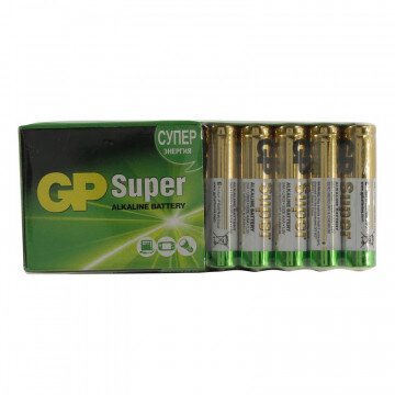 Батарейки GP ААА 24A-2CRVS40, 40шт/уп.
