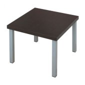 Стол журнальный KD_Триада венге/черный