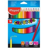 Карандаши цветные Maped COLOR?PEPS 18 цв. Карандаши цветные Maped COLOR?PEPS 18 цв.