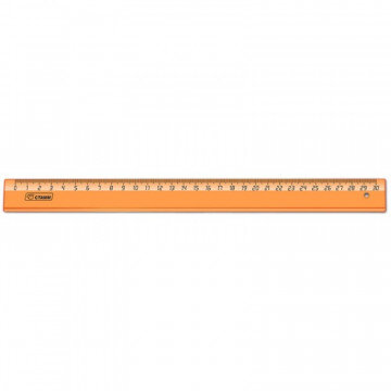 Линейка 30см прозр.   NEON Cristal цвет ассорти  ЛН-32