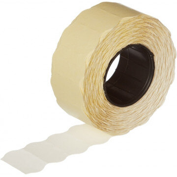 Этикет-лента 22х12 белая волна 1000шт/рул 10рул/уп Этикет-лента 22х12 белая волна 1000шт/рул 10рул/уп