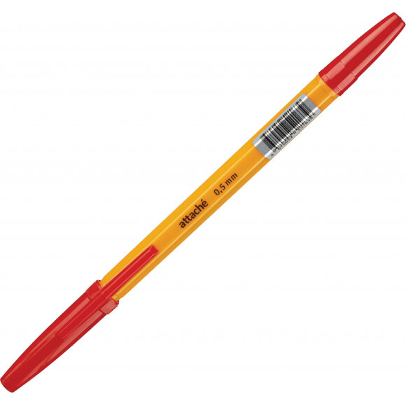 Ручка шариковая Attache Economy оранж.корп. красный стерж Ручка шариковая Attache Economy оранж.корп. красный стерж
