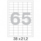 Этикетки самоклеящиеся Office Label 38х21,2 мм/65 шт. на листе А4 (100 л.
