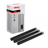 Пружины для переплета пластиковые Promega office 32мм черные 50шт/уп. Пружины для переплета пластиковые Promega office 32мм черные 50шт/уп.