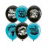 Шары надувные Декоратор BLACK&amp;amp;AQUA BLUE Настоящему Мужчине 5шт M 12/30см