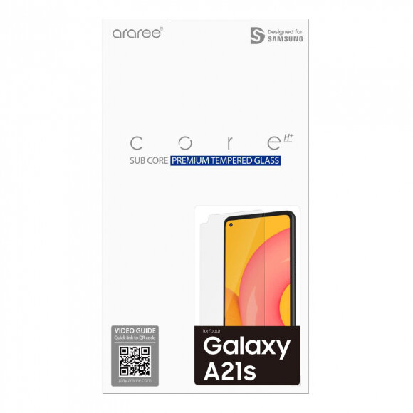 Защитное стекло Samsung Galaxy A21s, araree, GP-TTA217KDATR