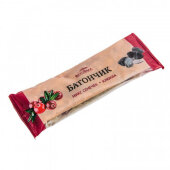 Батончик Вкусвилл твердый микс семечек-клюква, 35г