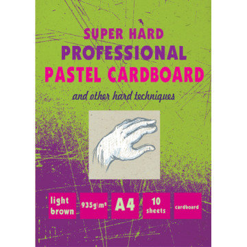 Альбом для рисования пастелью А4,10л,бл.карт.935 г,02601