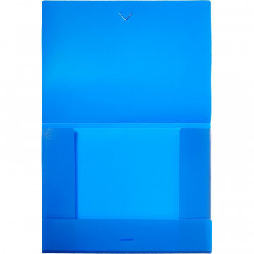 Папка короб Attache  А4 на клапане, синяя