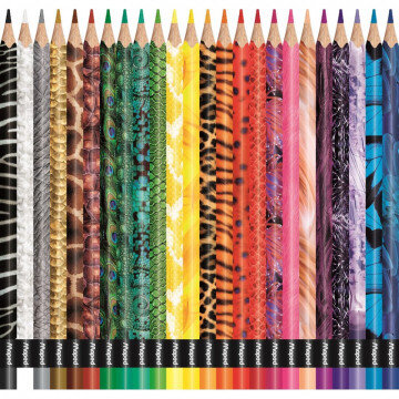 Карандаши цветные Maped COLOR?PEPS 24цв 3-гран декорир.корпус 832224 Карандаши цветные Maped COLOR?PEPS 24цв 3-гран декорир.корпус 832224