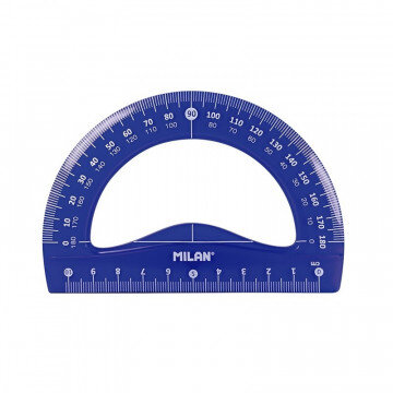 Набор линеек гиб Milan:трансп10см,линейка30см,треуг13см и17см,син,359801