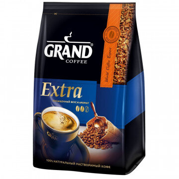 Кофе Grand Extra раств., 500 г пакет. Кофе Grand Extra раств., 500 г пакет.