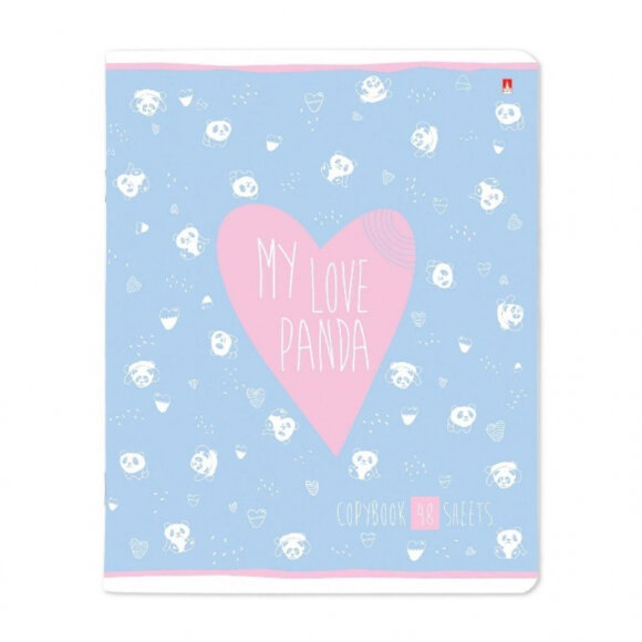 Тетрадь общая А5,48л,клетка,скреп,обл.карт. MY LOVE 5диз 7-48-1158