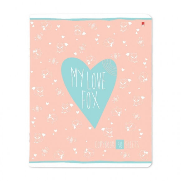 Тетрадь общая А5,48л,клетка,скреп,обл.карт. MY LOVE 5диз 7-48-1158