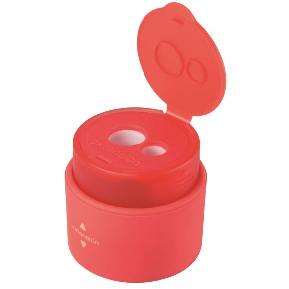 Точилка Milan Extension  с контейнером, 2 отверстия, пластик, цв. в ассорт.