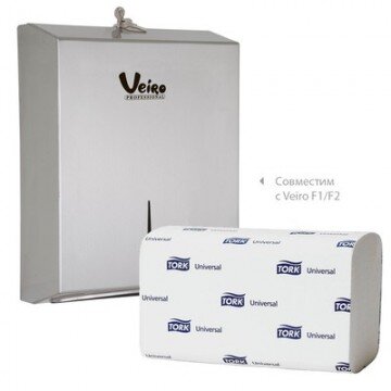 Полотенца бумажные д/держ.Tork Н3 Univ 1сл.250л*20пач/уп 120108