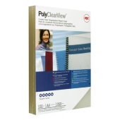 Обложки для переплета пластиковые GBC п/прозр. матов.А4, 350мкм,100шт/уп.