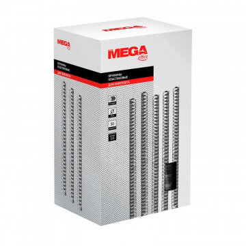 Пружины для переплета пластиковые Promega office 38мм прозр. 50шт/уп.