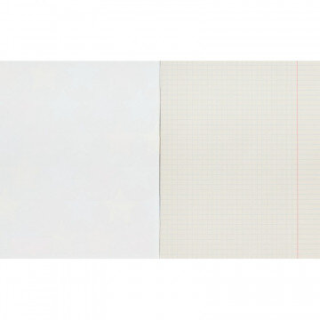 Тетрадь общая А5,48л,кл,скрепка, обл.офсет Звездный паттерн С3614-24