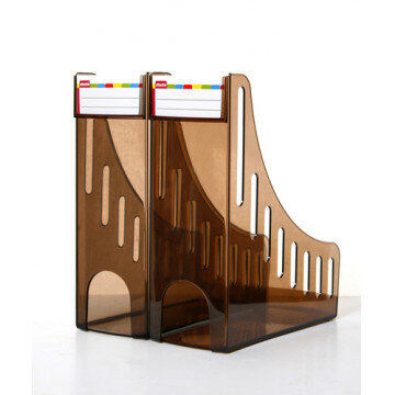 Вертикальный накопитель Attache 100мм тонировано-коричневый 2 шт/упк Вертикальный накопитель Attache 100мм тонировано-коричневый 2 шт/упк