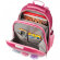 Ранец №1School Basic  Flamingo, 2 отд., ортоп.спинка, экокожа, светящ. кант