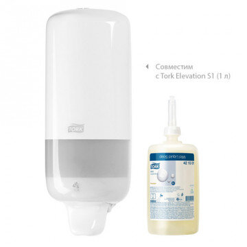 Картридж с жидким мылом Tork S1 крем 1л, 421501/420501