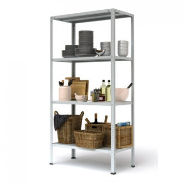 Метал.Мебель P_МС-1844 Стеллаж с 4-мя полками 1000х400х1800