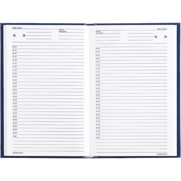 Ежедневник недат Attache Economy,бумвинил,синий,А5,128х200мм,128л