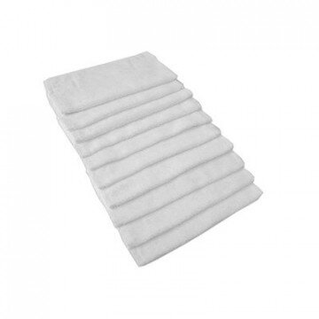 Полотенце махровое 70х130, 380 гр/м2, Ocean белый, 10 шт.