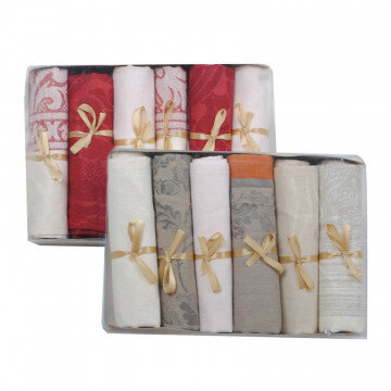 Набор полотенец лен Лаура мини 35х50, 6шт. Набор полотенец лен Лаура мини 35х50, 6шт.