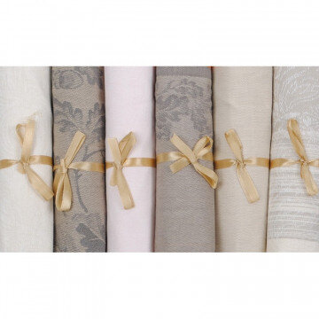 Набор полотенец лен Лаура мини 35х50, 6шт. Набор полотенец лен Лаура мини 35х50, 6шт.