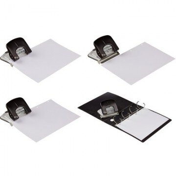 Дырокол SAX 518 до 40л., металл, с лин., синий, Австрия-Венгрия