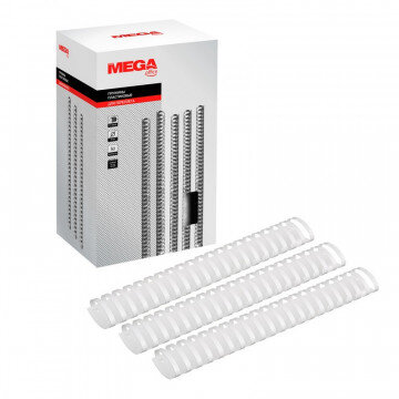 Пружины для переплета пластиковые Promega office 45мм белые 50шт/уп.