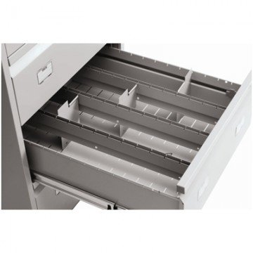 Картотека ПРАКТИК пласт.компр.(разд.попереч.) для AFC-06/4(12шт/упак).