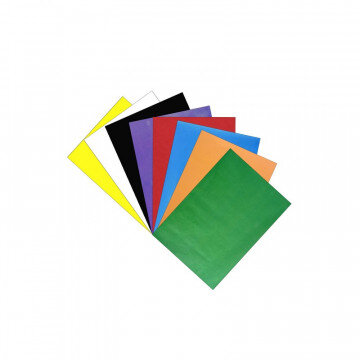 Картон цветной 8л.8цв,А4 немелованный в папке С003 8видов