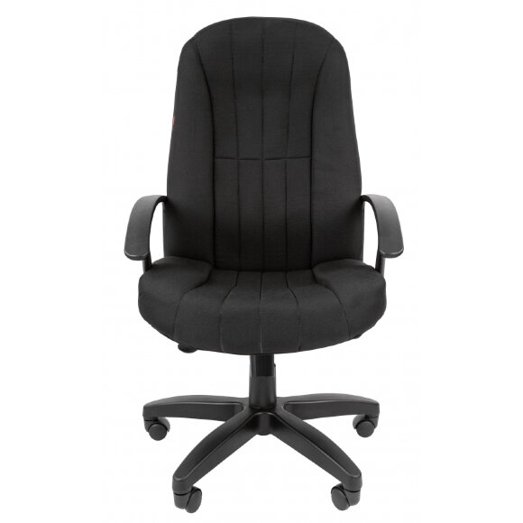 Кресло VT_EChair-685 TС ткань черный пластик 