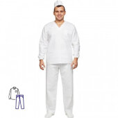 Спец.халат Костюм Пекаря универсальный/у05-КБР дл.рук. (р.52-54) р.170-176