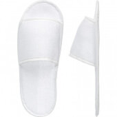 Тапочки одноразовые ЭкономМахрСпанбонд,отк.мыс,махр180г/м2изодом5мм100пар