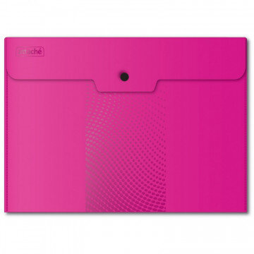 Папка конверт на кнопке А5, 180мкм, Attache , Digital ассорти, 6 шт.уп.