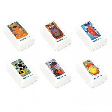 Ластик каучуковый Milan с рисунком CMM424A (ДС)