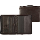 Папка из кож/зам из кож/зам № 161 с ручкой, коричн., Россия