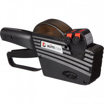 Этикет-пистолет 2стр BLITZ C20A 10х10р 26х16 б/ц Италия